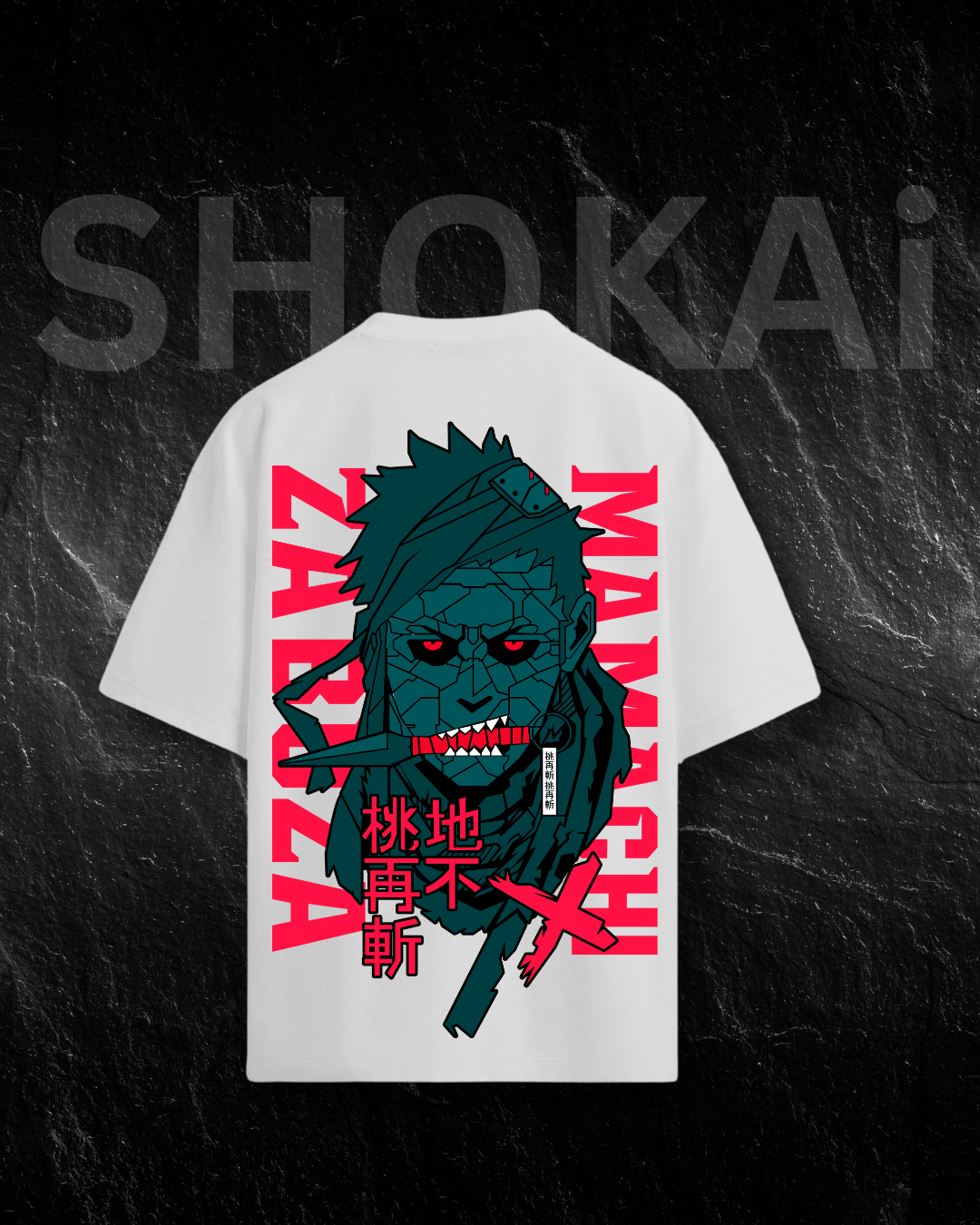 Madara Cyberpunk Oversized T-Shirt 240 GSM | Anime Streetwear