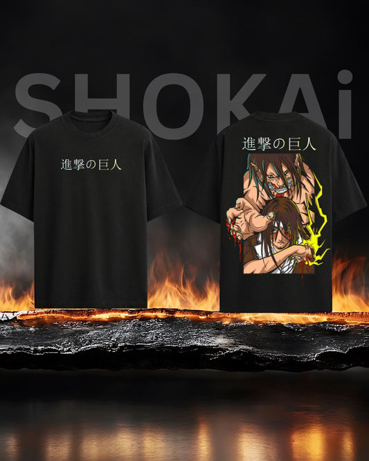 Attack on Titan Oversized T-Shirt | Premium Anime Streetwear India