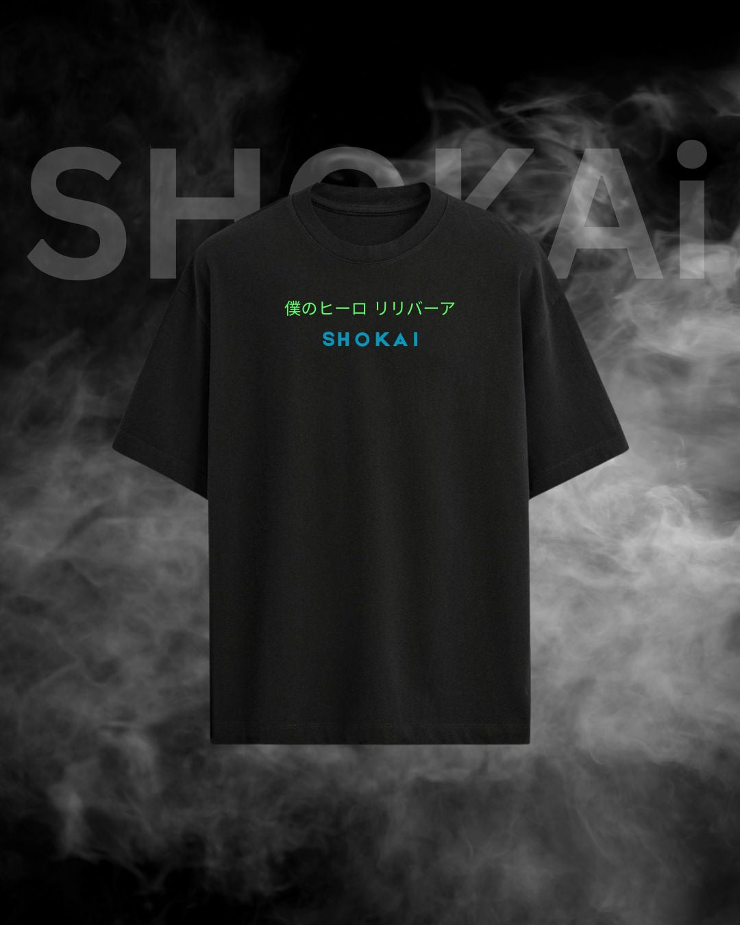 My Hero Academia Deku Oversized T-Shirt – Premium 240 GSM Cotton | Anime Streetwear by Shokai