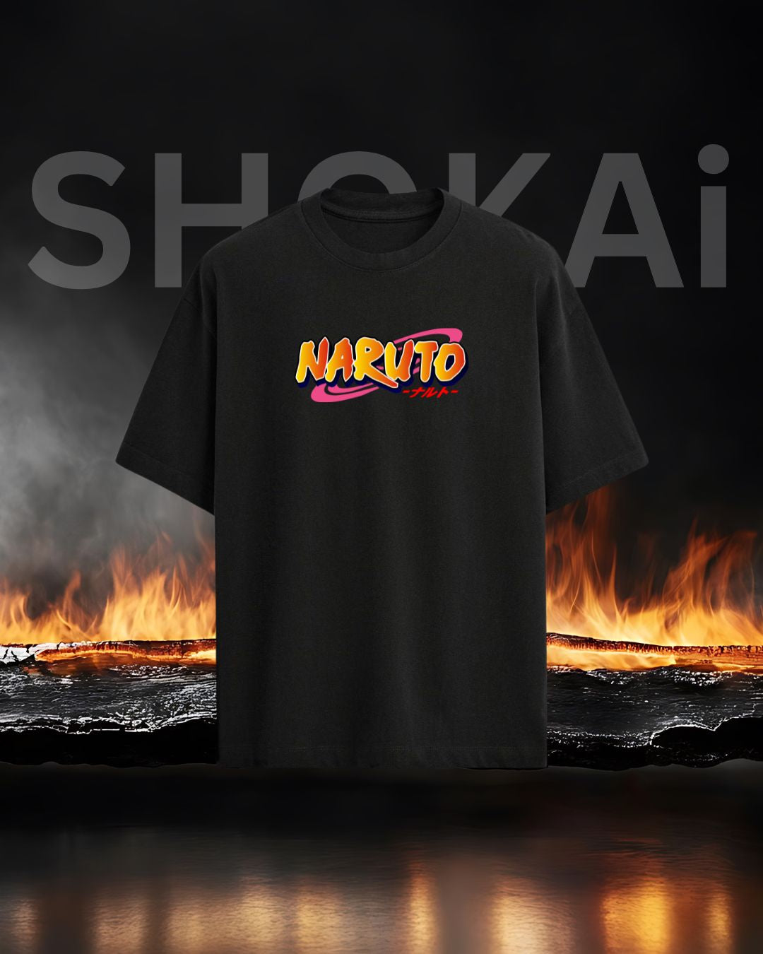 Naruto Oversized T-Shirt 240 GSM | Anime Graphic Streetwear India