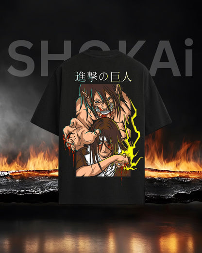 Attack on Titan Oversized T-Shirt | Premium Anime Streetwear India