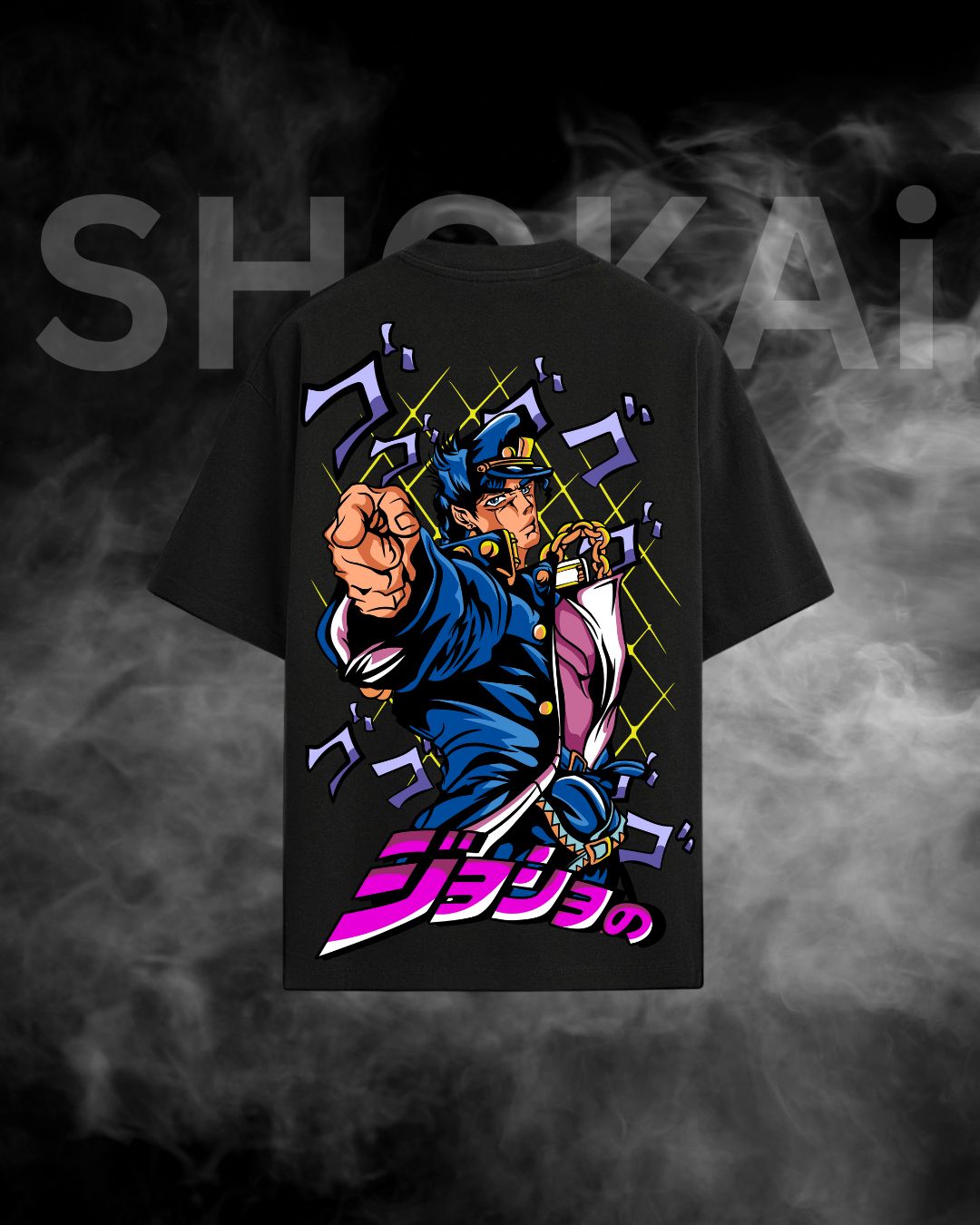 JoJo Inspired Oversized Anime T-Shirt 240 GSM | Premium Streetwear India