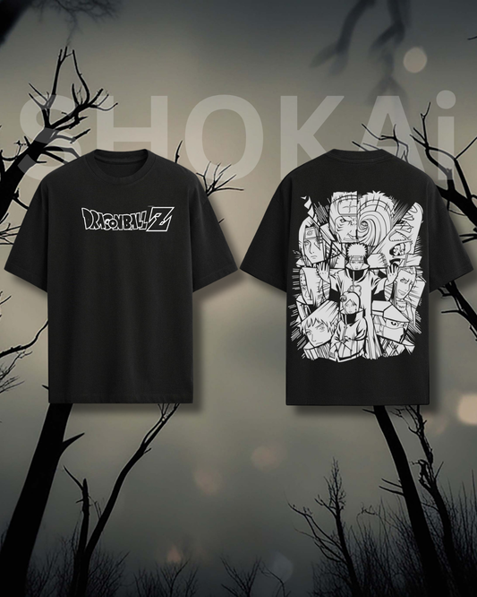 Dragon Ball Z Anime Collage Oversized T-Shirt 240 GSM