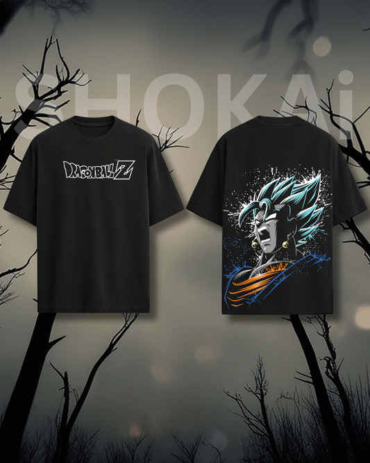 Dragon Ball Z Saiyan Power Oversized T-Shirt 240 GSM