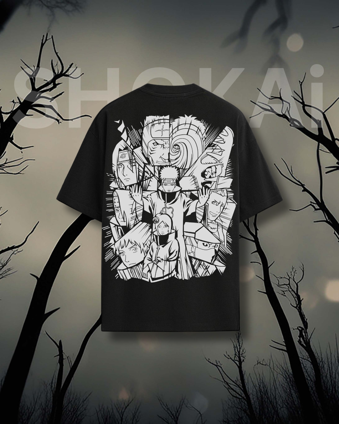 Dragon Ball Z Anime Collage Oversized T-Shirt 240 GSM